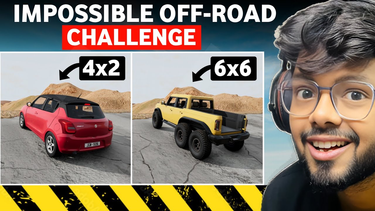 OFF-ROAD IMPOSSIBLE CHALLENGE 4x2 VS 4x4 VS 6x6 - AFKaman