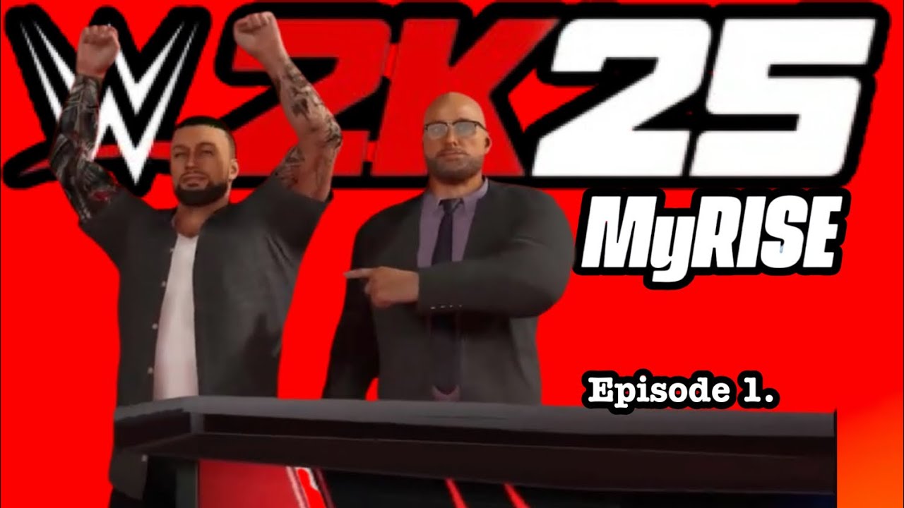 WWE 2K25 MyRISE (EP 1): #1 Overall Draft Pick | NXT Takeover?