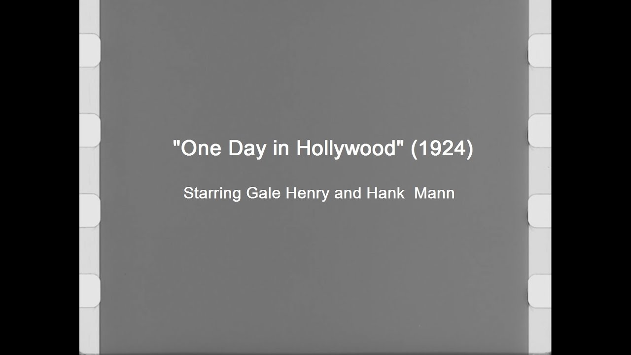 One Day In Hollywood (1924)