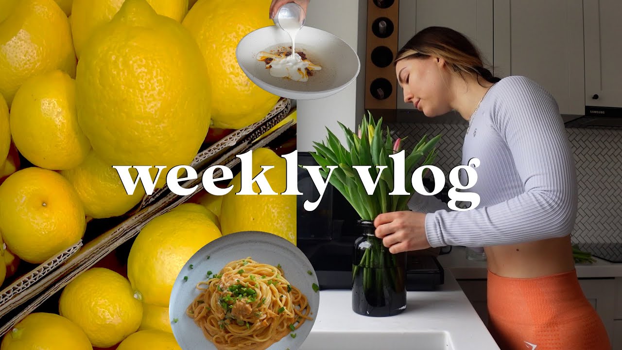 Weekly Vlog 🌸 // dużo gotowania🍲/ nowe studio tour / foodhaul //