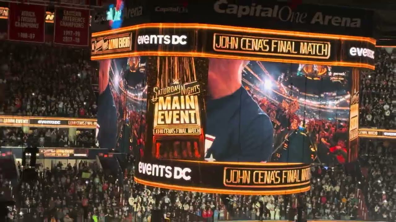 John Cenas Final Entrance | Saturday Nights Main Event | December 13th | Washington D.C. | Crowd POV
