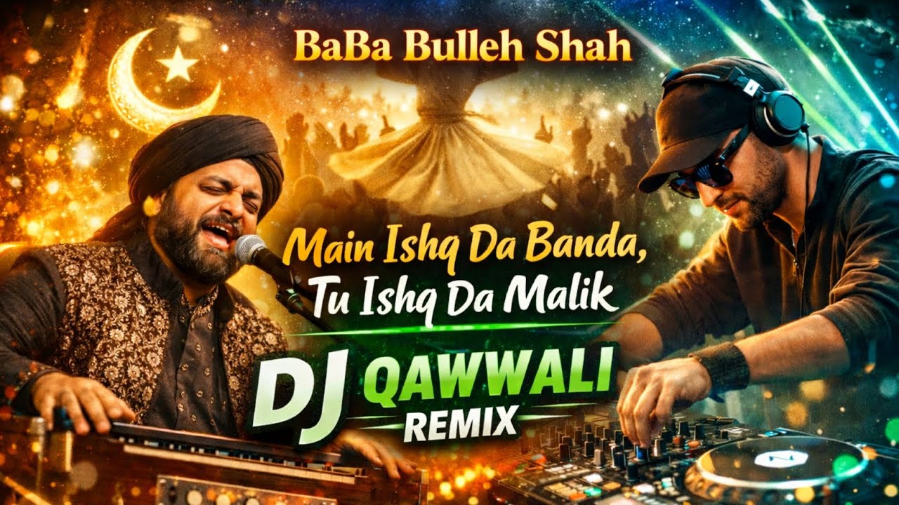 Main Ishq Da Banda Tu Ishq Da Malik | DJ Qawwali Remix | Baba Bulleh Shah | Viral Qawwali 2026 