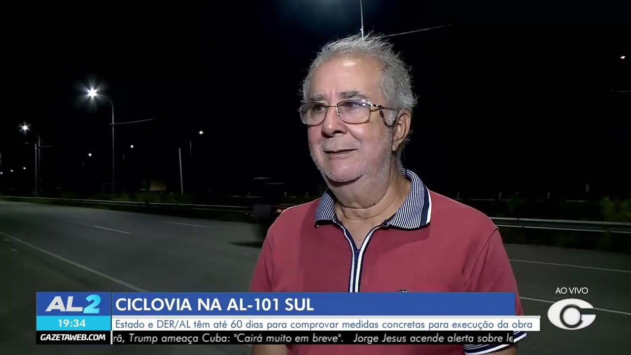 Justiça cobra ciclovia na AL-101 Sul entre Francês e Barra de São Miguel - 06/03/2026