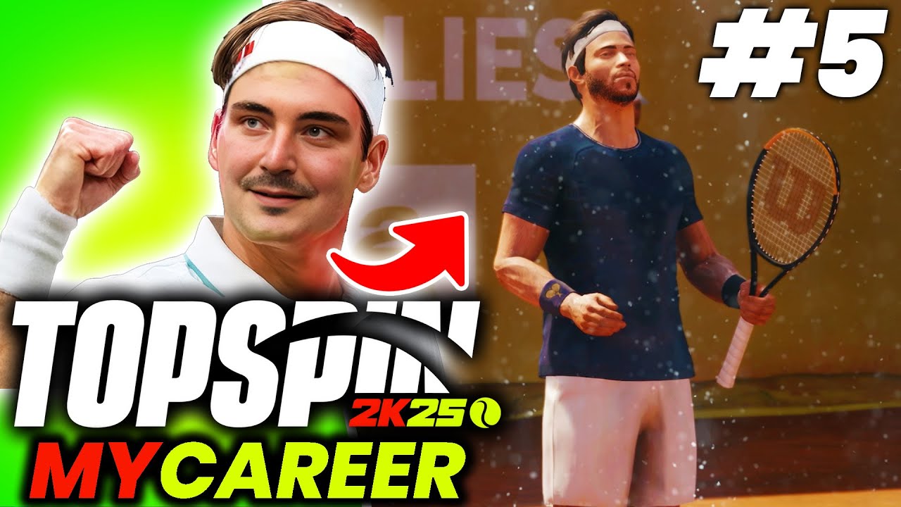 Давайте сыграем в Top Spin 2K25 в режиме карьеры | MyCareer #5 | САМОЕ СЛОЖНОЕ ИСПЫТАНИЕ! | Первы...
