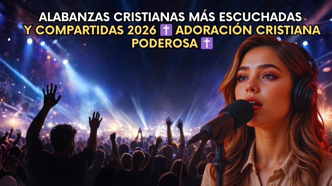 ALABANZAS CRISTIANAS MÁS ESCUCHADAS Y COMPARTIDAS 2026 ✝️ ADORACIÓN CRISTIANA PODEROSA ✝️