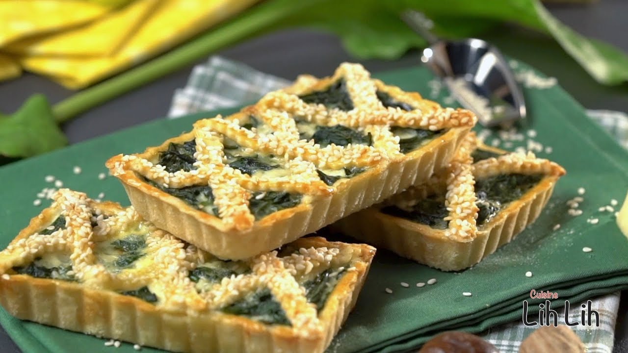 Quiches aux épinards -  CUISINE LIH LIH