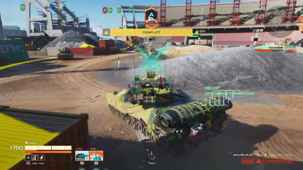 World of Tanks: HEAT | Gameplay 2K | Alpha Test 1 | Leopard 1A6 | (Project CW)