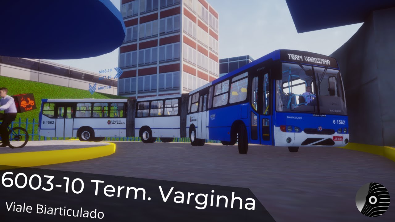 6003-10 TERM. VARGINHA com o VIALE BIARTICULADO (Volvo B10M) da VIAÇÃO GRAJAÚ! Proton Bus Simulator