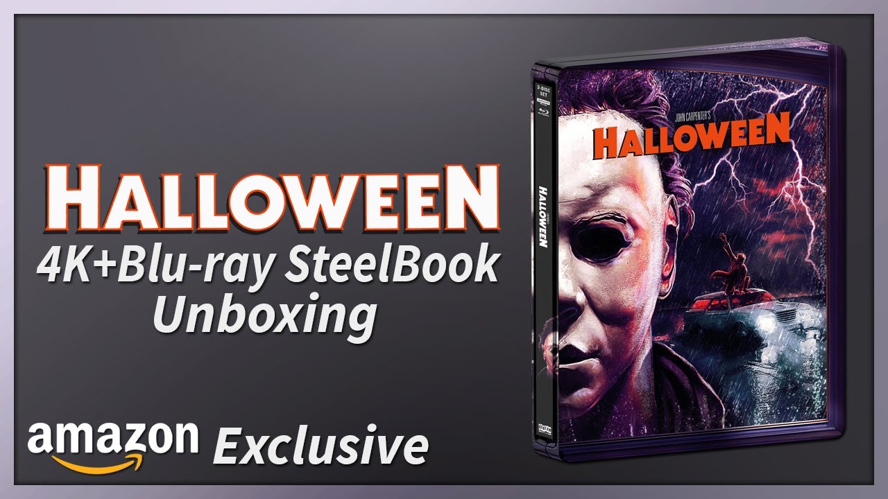 Halloween (1978) Amazon Exclusive 4K+2D Blu-ray SteelBook Unboxing
