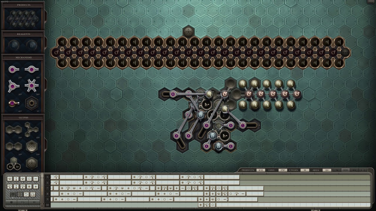 Opus Magnum - Sword Alloy 101 cycles