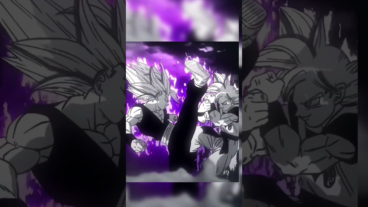 goku vs gohan manga edit 