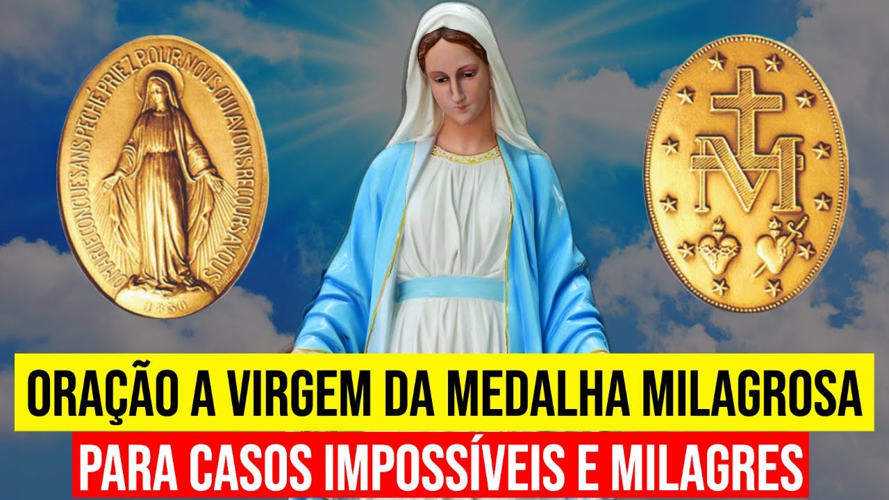 ORAÇÃO A VIRGEM DA MEDALHA MILAGROSA PARA CASOS IMPOSSÍVEIS | Ouça Enquanto Dorme