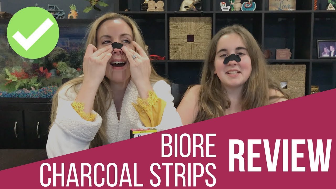 Biore Charcoal Pore Strips: Blackhead Removal From Nose Beauty Review