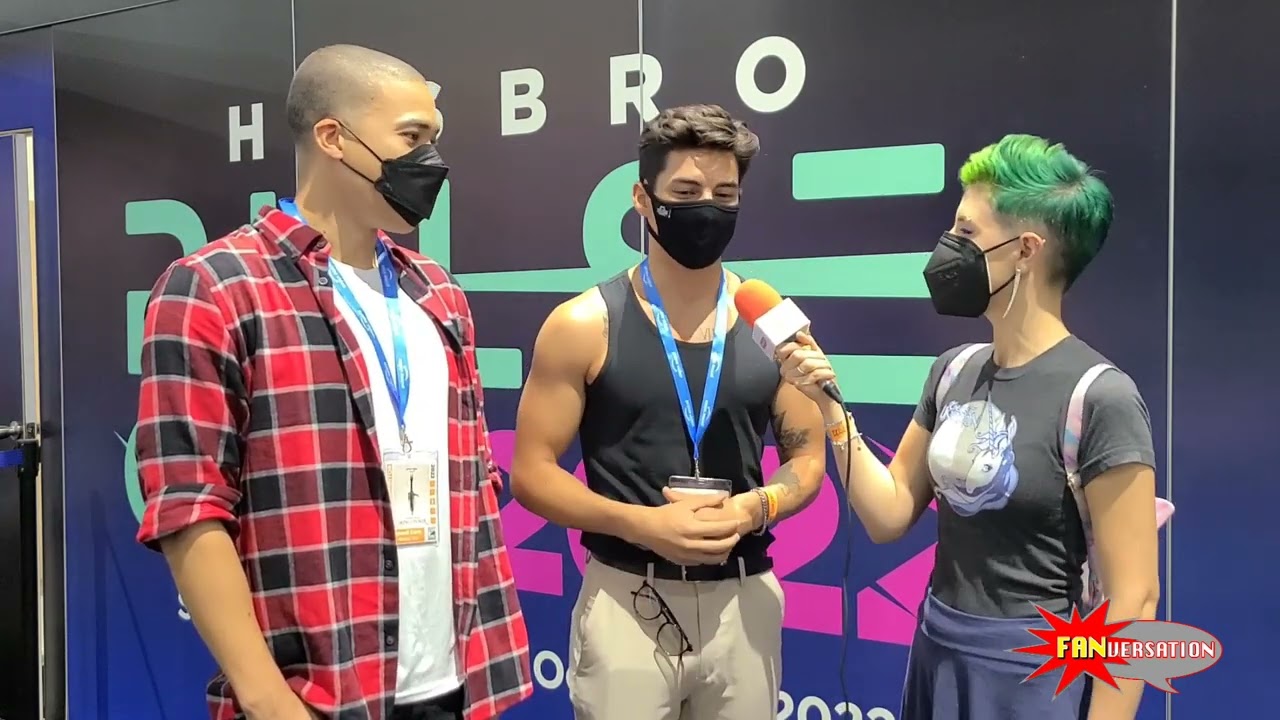 Power Rangers Dino Fury | Russell Curry and Chance Perez Interview at San Diego Comic-Con 2022