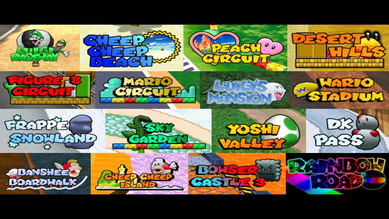 Mario Kart Double Dash Retro Track Grand Prix All Cups Tour (New Tracks) part 1