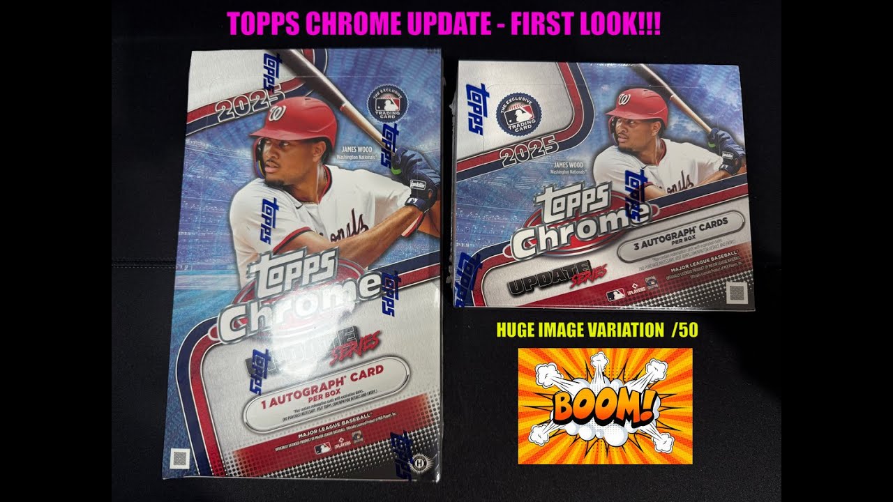 Huge Gold IV /50 - Topps Chrome Update Hobby + Jumbo Boxes Ripping