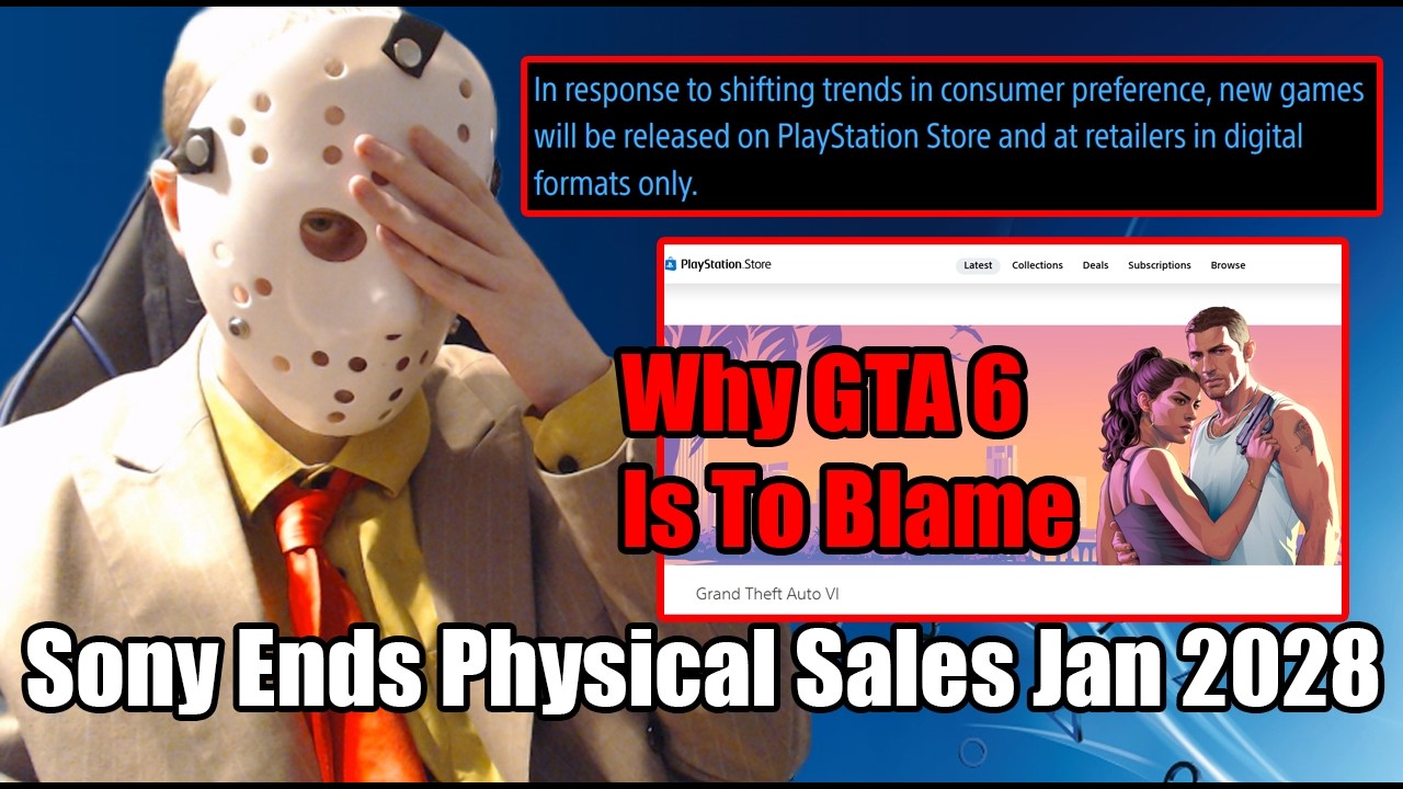 Sony Just Killed All Physical Discs, No More Physical After Jan 2028, GTA 6 Caused This!