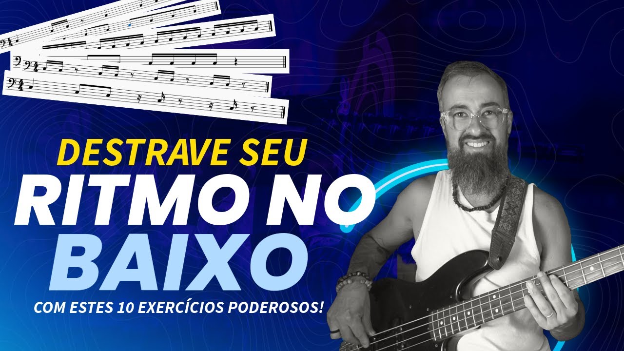 DESTRAVE Seu Ritmo no BAIXO com Estes 10 Exercícios PODEROSOS! Ep608