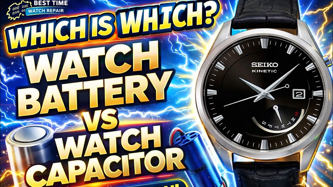 Watch Battery vs Capacitor – What’s the Difference? Watchmaker Explains Dangers of Using Wrong Cell!