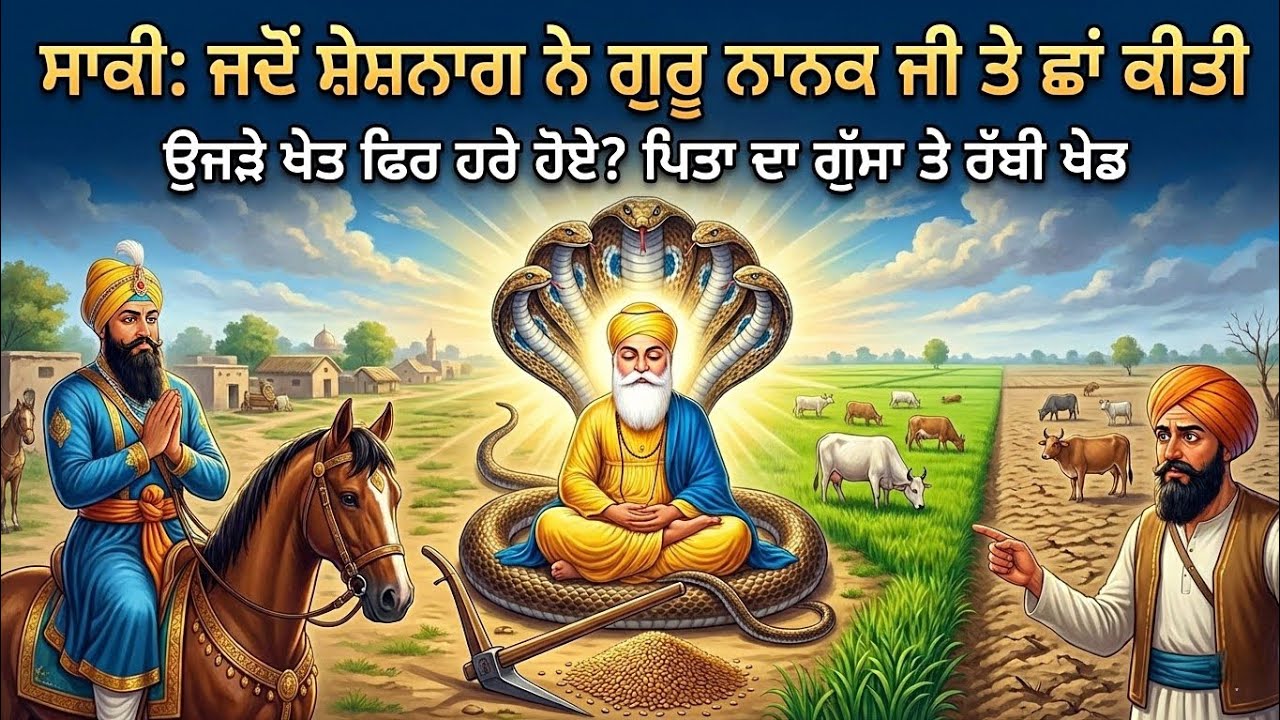 ਜਦੋਂ ਸ਼ੇਸ਼ਨਾਗ ਨੇ ਗੁਰੂ ਜੀ ਨੂੰ ਸ਼ਾਂ ਕੀਤੀ || Guru Nanak Dev Ji Katha | Katha Remix || Guru Nanak Dev Ji