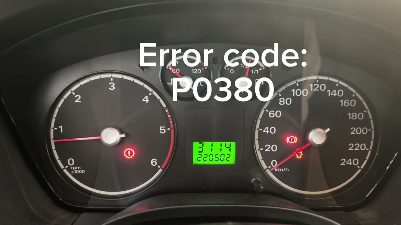 Ford Focus 1.6 Tdci błąd świec żarowych. Glow plugs, relay, p0380