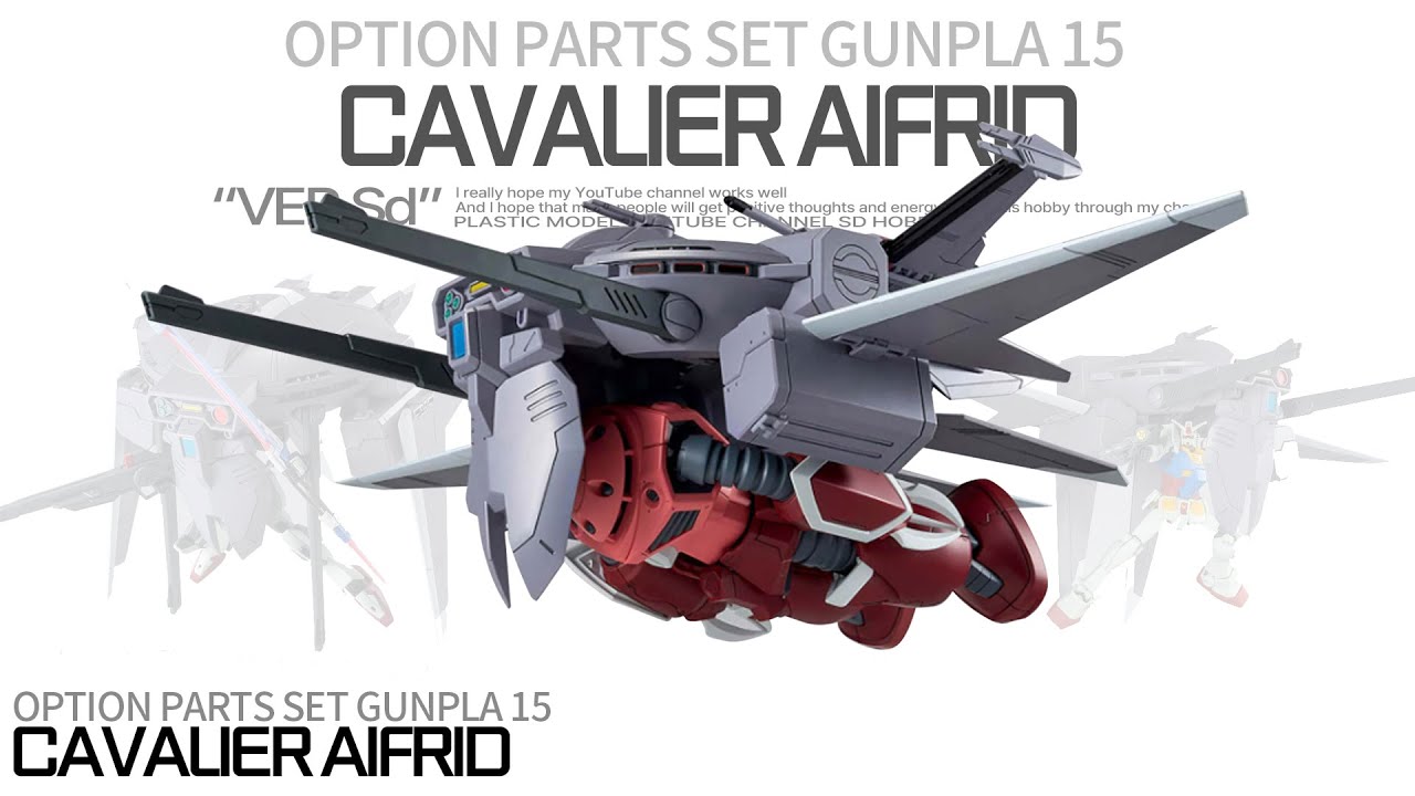 Option Parts Set Gunpla 15 Cavalier Aifreid ASMR Build | Relaxing Model Assembly