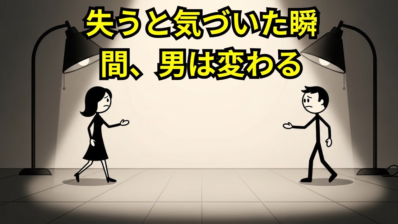 なぜ男は「失う可能性」を感じた瞬間に態度を変えるのか｜男性心理・無意識・執着と恐れの正体