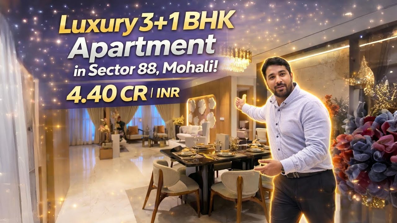 Super Luxury Flats for Sale in Sector 88 Mohali | 3+1, 4+1, 5+1 BHK | ₹2.50 Cr