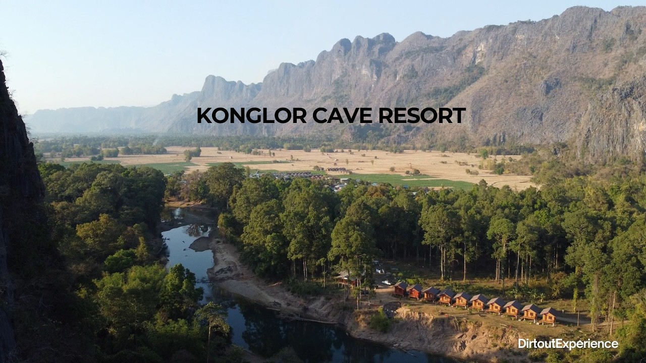 ถ้ำกองลอ konglor cave แขวงคำม่วน สปป.ลาว นอนพักรีสอร์ทใกล้ปากถ้ำ