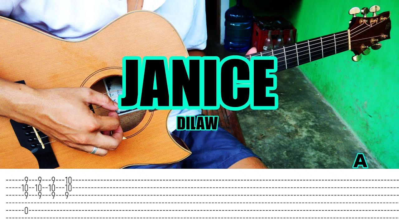 Janice - Dilaw - Fingerstyle Guitar (Tabs) Chords Lyrics