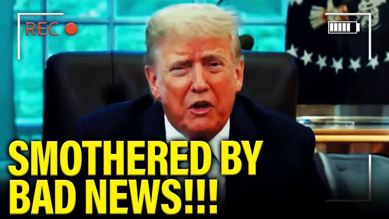 Trump gets SMOTHERED by BAD NEWS and LOOKS SICKLY