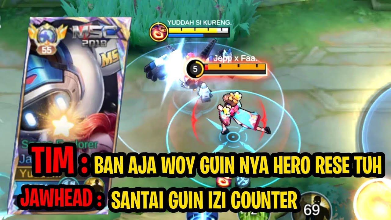 Guinevere Lepas Aja🔥Jawhead Explane Isi Kill Guin Pake Build ini - Top Global Jawhead Mlbb
