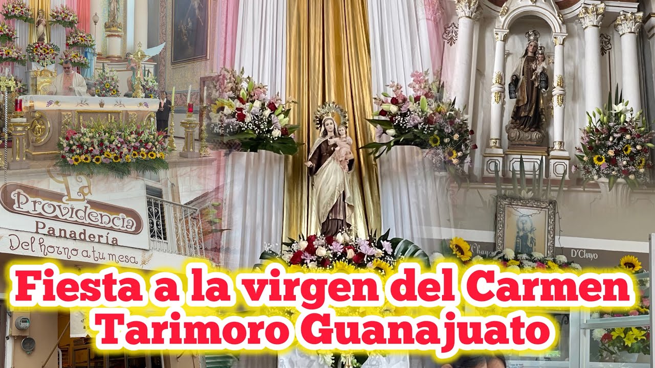 TARIMORO DE FIESTA EN HONOR A LA VIRGEN DEL CARMEN por cofrades y panaderos 