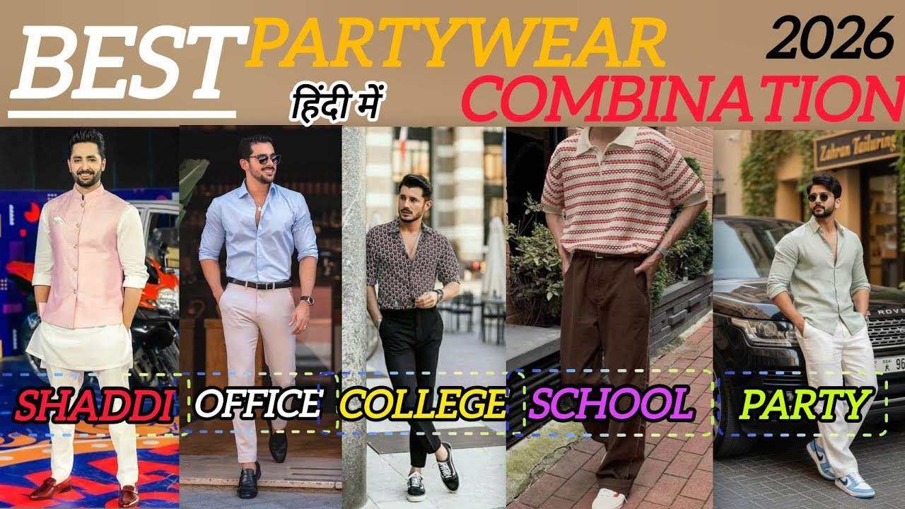 Party Mein Sabki Nazar Aap Par Hogi 🔥 | Best Partywear Combinations for Men | 