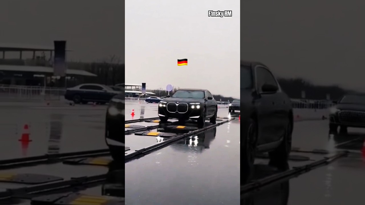 Test suspension NIO ET9 vs BMW vs AUDI #shorts #automobile #test #1million
