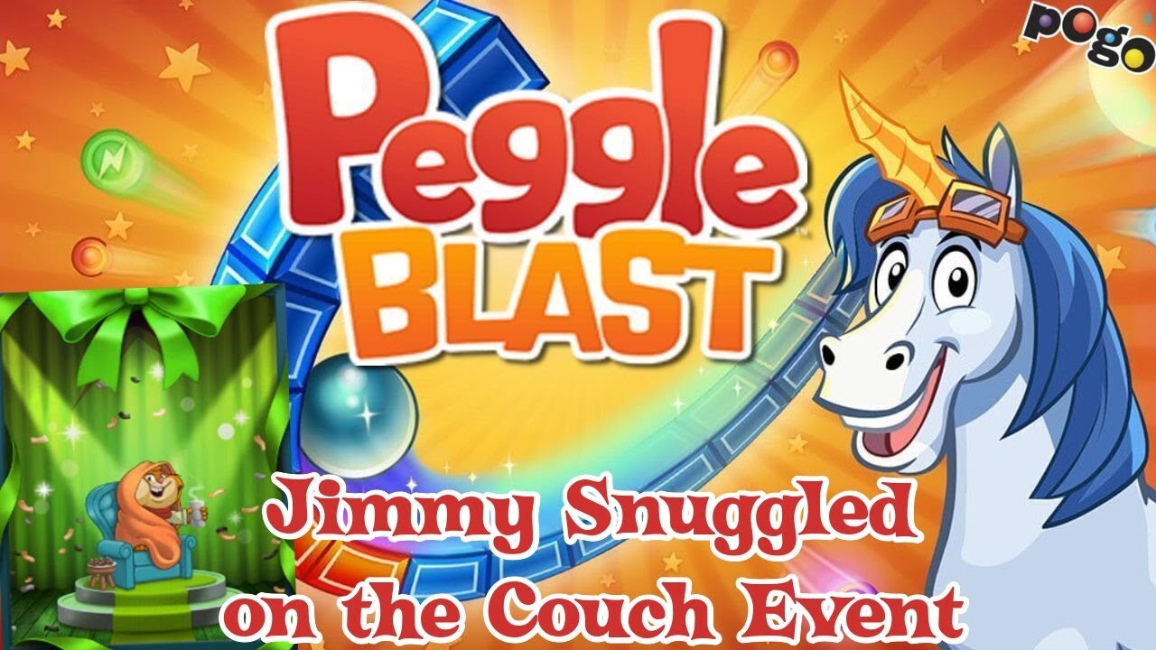 Pogo Games: Peggle Blast - Jimmy Snuggled On The Couch Event