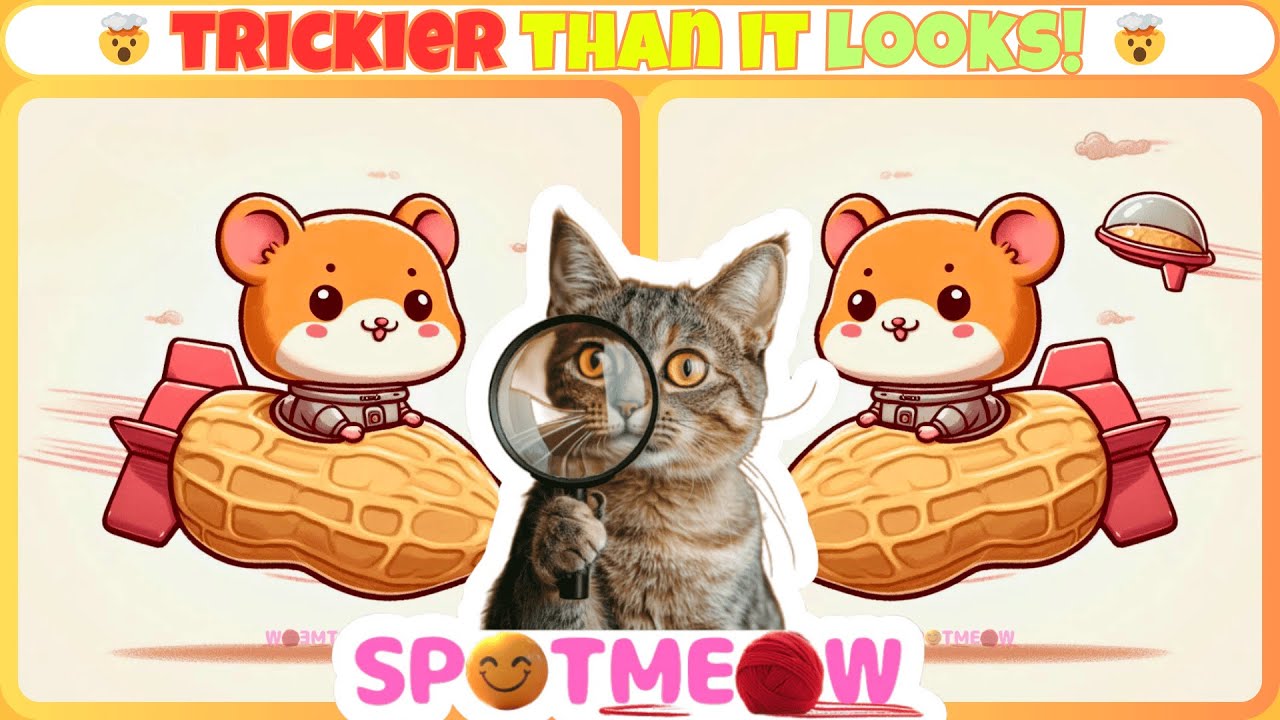 😸🧩 Spot 3 Differences | Trickier than it looks 🧩😸