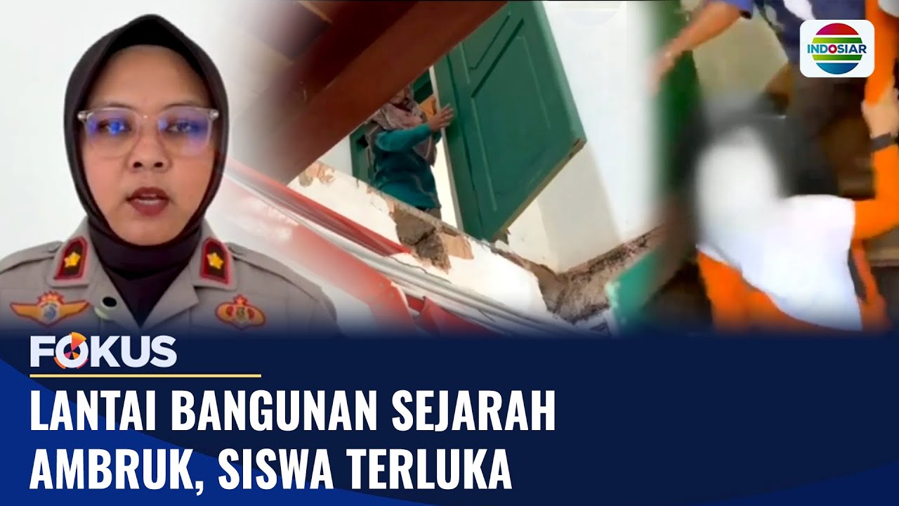 Lantai Bangunan Sejarah Ambruk, Siswa Terluka | Fokus