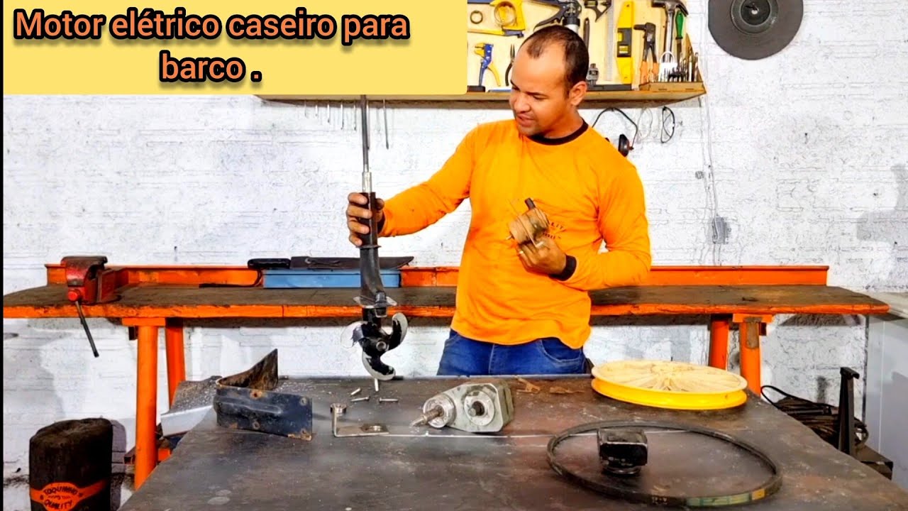Motor elétrico para barco(parte1).