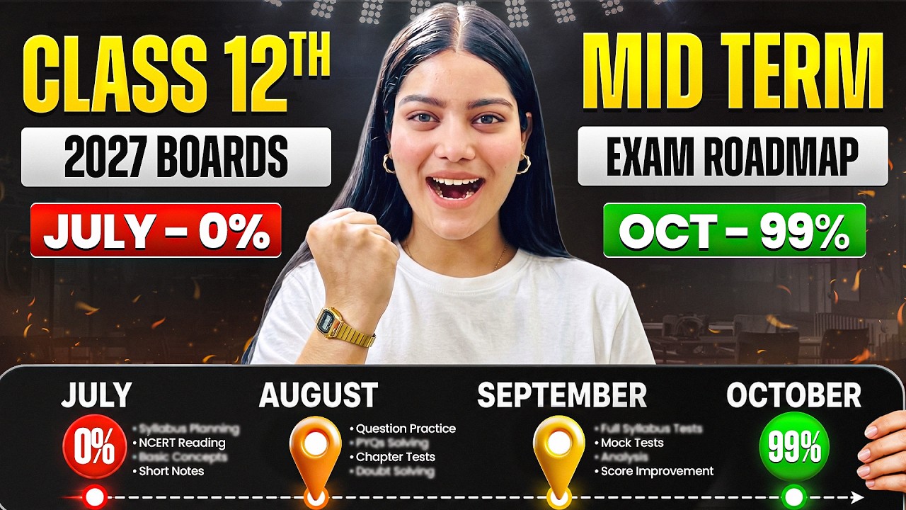Class 12 Complete Study Plan 2026 🔥 | Score 95%+ in Just 45 Days (Science, Commerce & Humanities)