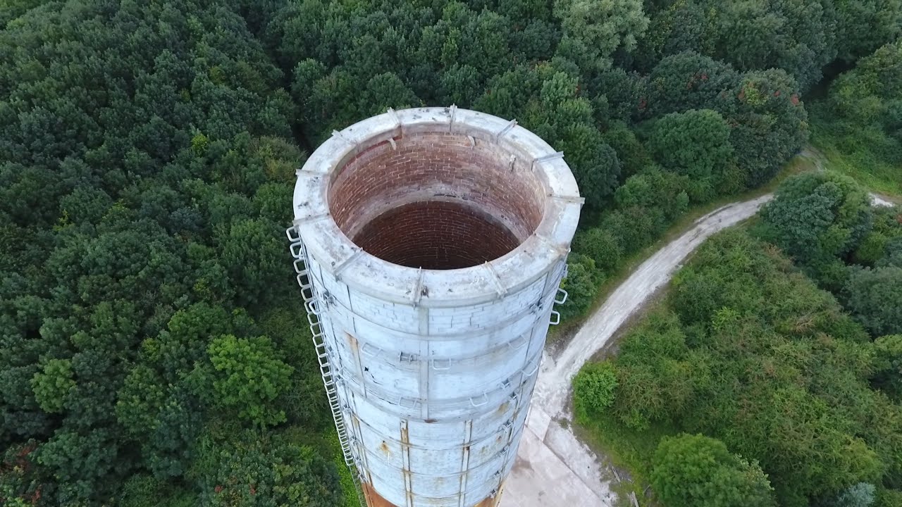 Derelict Abandoned Cement Works Factory in Barrington Cambridge UK  DJI Phantom 4 Drone