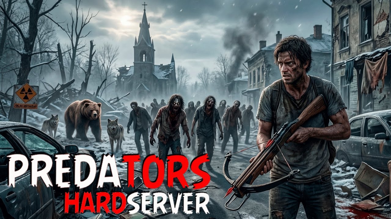 ЗАЧИЩАЮ ТЕРУ У ГРИШКИ • DAYZ  • PREDATORS [HARD] ДЕНЬ 36