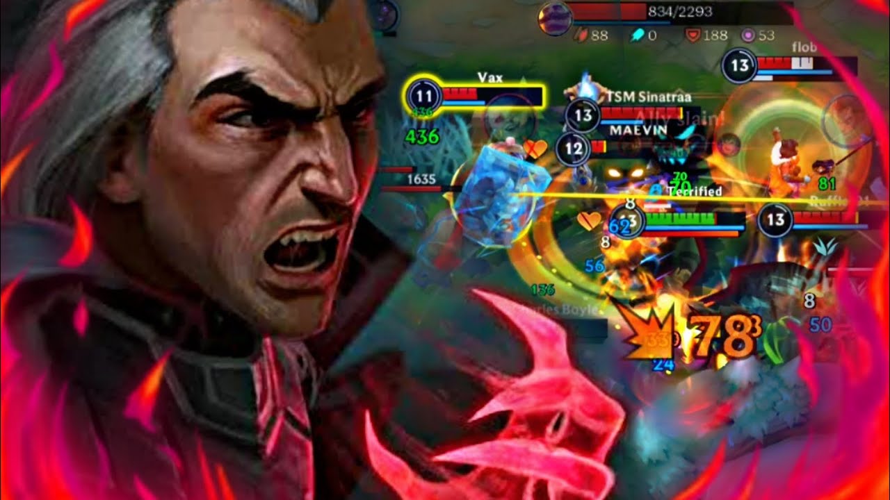 SWAIN CAN 1v5 ALL DAY LONG!? (BEST BUILD&RUNES) - Wildrift