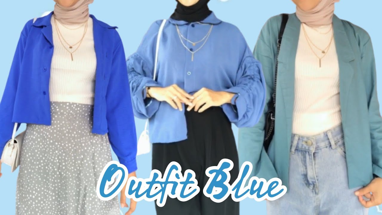 SHOPEE HAUL ATASAN SERBA WARNA BIRU MULAI 30RB