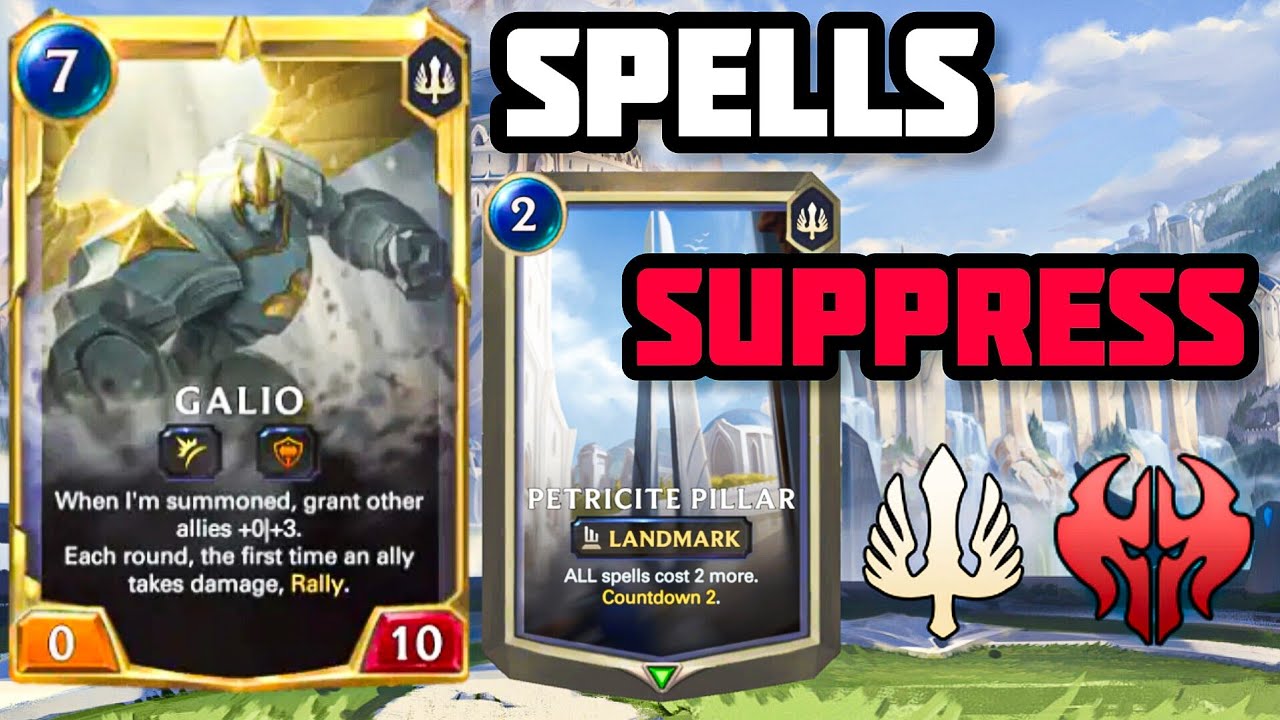 The NO SPELLS FOR YOU! Galio Deck | Legends of Runeterra