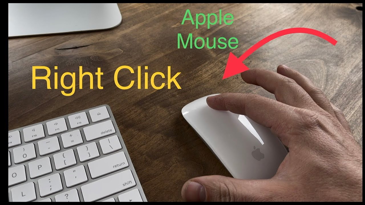 How to right click with Apple Mouse MAC, iMac