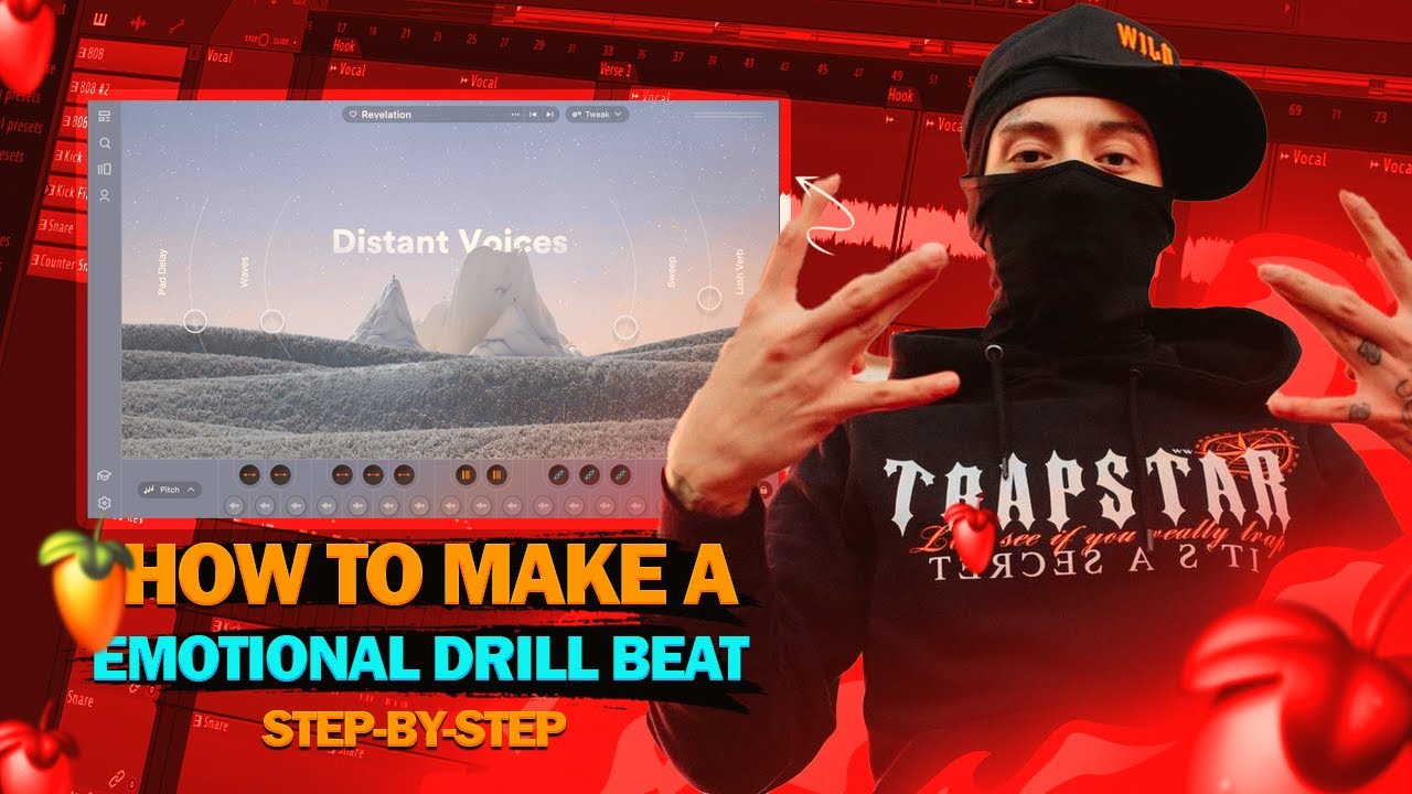 HOW TO MAKE A EMOTIONAL DRILL BEAT FL STUDIO 🔥