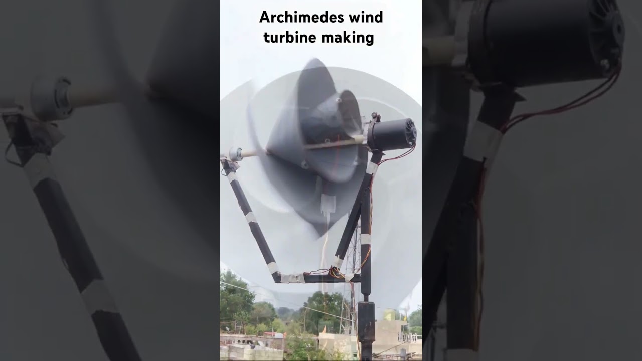 upgrade archimedes wind turbine #shorts