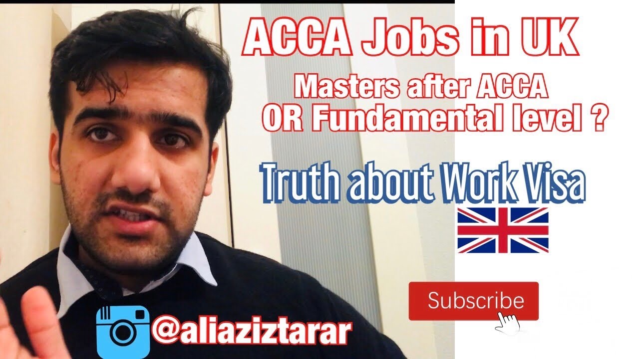 ACCA Jobs in UK 🇬🇧 | Masters after ACCA Fundamental level