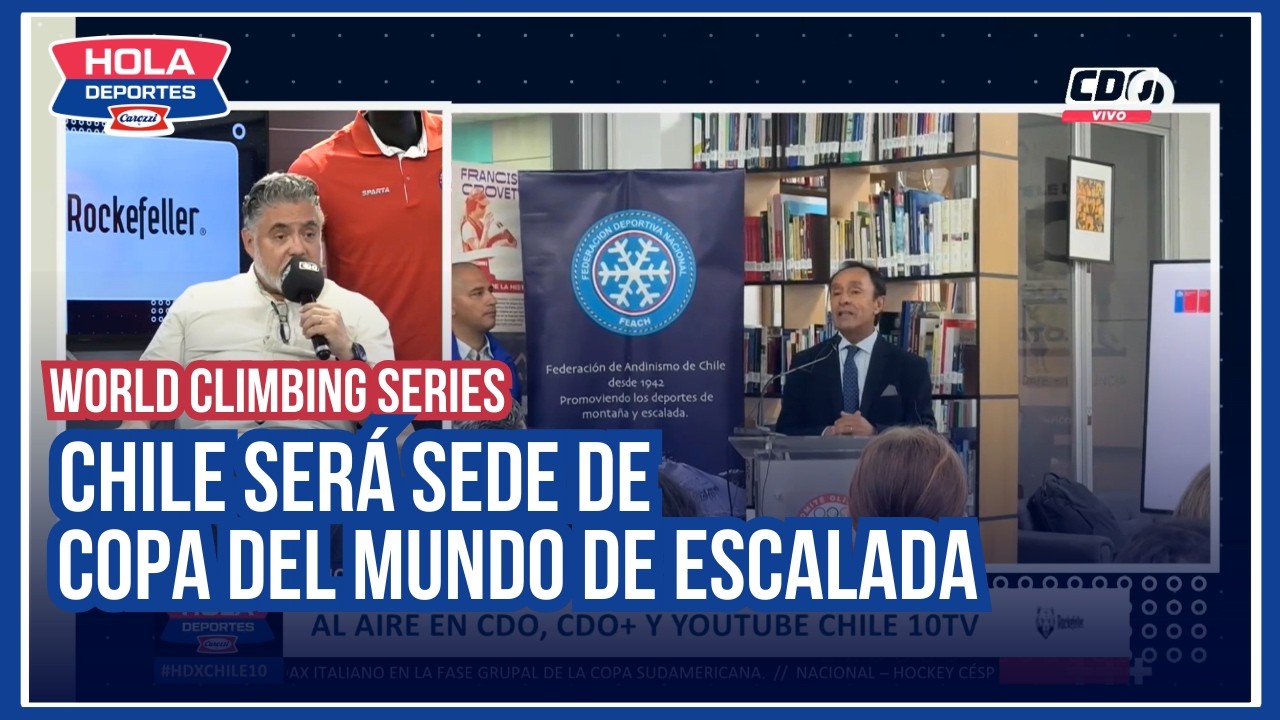 World Climbing Series: Chile será sede de la Copa del Mundo de Escalada